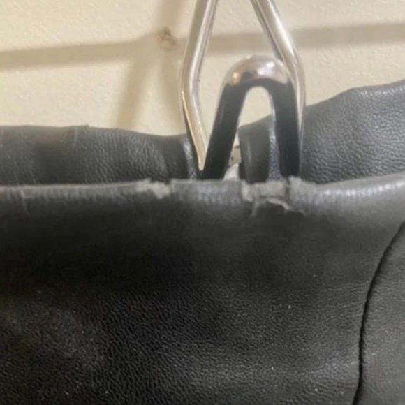 Zara Black Leather Pencil Skirt Size Small - Picture 10 of 10